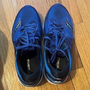 Saucony Everun Royal Blue Lace-Up Running Sneakers men’s 9.5 very good condition